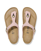 Gizeh Soft Pink Nubuck Leather Sandals