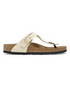 Gizeh Ecru Nubuck Leather Sandals