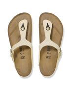 Gizeh Ecru Nubuck Leather Sandals