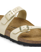 Mayari Ecru Nubuck Leather Sandals
