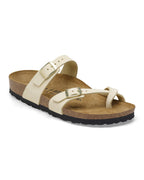 Mayari Ecru Nubuck Leather Sandals
