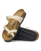 Mayari Ecru Nubuck Leather Sandals