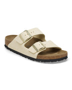 Arizona Ecru Nubuck Leather Sandals