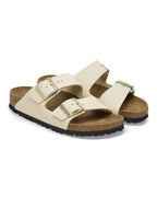 Arizona Ecru Nubuck Leather Sandals