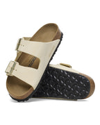 Arizona Ecru Nubuck Leather Sandals