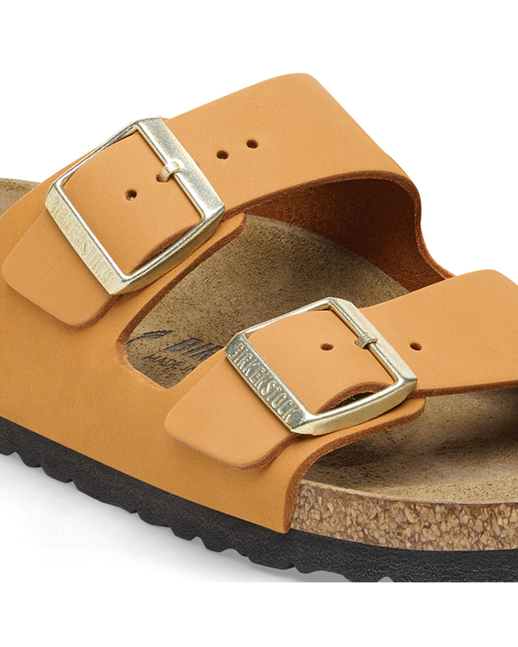 Arizona Burnt Orange Nubuck Leather Sandals