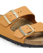 Arizona Burnt Orange Nubuck Leather Sandals