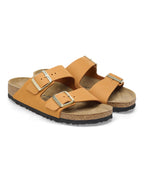 Arizona Burnt Orange Nubuck Leather Sandals