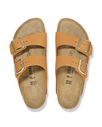 Arizona Burnt Orange Nubuck Leather Sandals