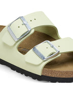 Arizona Faded Lime Nubuck Leather Sandals