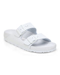 Arizona Exquisite White Leather Sandals