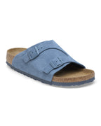 Zurich Elemental Blue Suede Leather Sandals