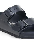Arizona Exquisite Black Leather Sandals