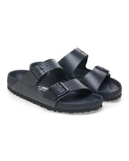 Arizona Exquisite Black Leather Sandals