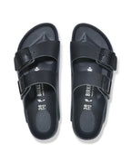 Arizona Exquisite Black Leather Sandals