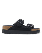 Arizona Platform Flex Mesh Black Textile Sandals