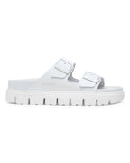 Arizona Chunky Exquisite White Leather Sandals