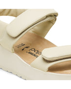 Theda Exquisite Ecru Leather Sandals
