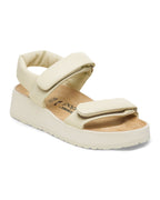 Theda Exquisite Ecru Leather Sandals