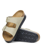 Arizona Platform Flex Eucalyptus Nubuck Leather Sandals