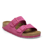 Arizona Fuchsia Tulip Suede Leather Sandals