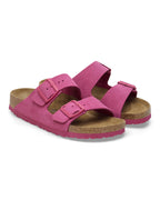 Arizona Fuchsia Tulip Suede Leather Sandals
