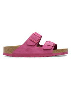 Arizona Fuchsia Tulip Suede Leather Sandals