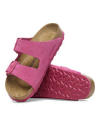 Arizona Fuchsia Tulip Suede Leather Sandals