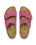 Arizona Fuchsia Tulip Suede Leather Sandals