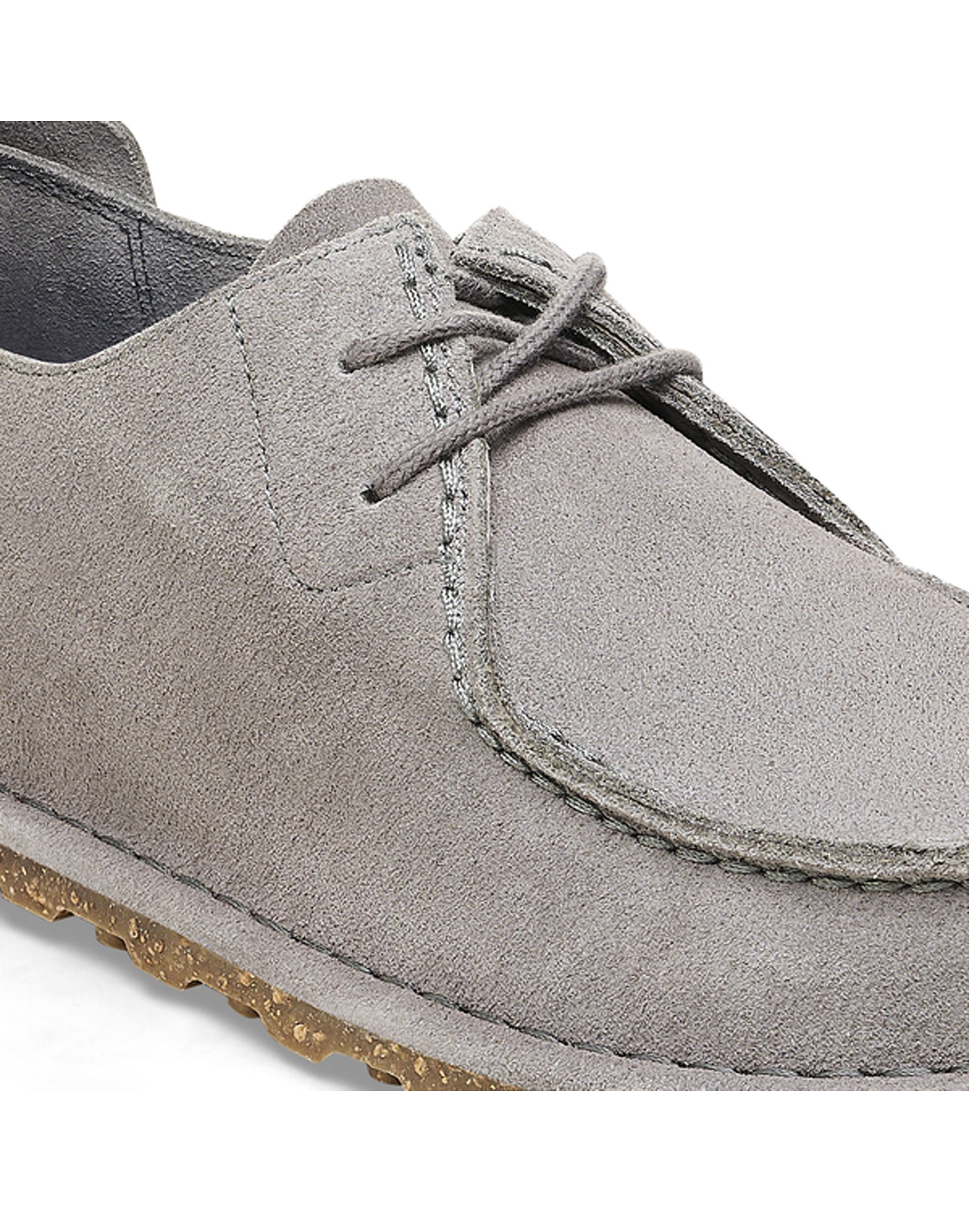 Utti Lace Whale Grey Suede Leather Shoes