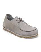 Utti Lace Whale Grey Suede Leather Shoes