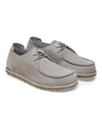 Utti Lace Whale Grey Suede Leather Shoes