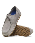 Utti Lace Whale Grey Suede Leather Shoes