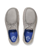 Utti Lace Whale Grey Suede Leather Shoes
