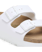 Arizona Platform Flex White Vegan Birko-Flor Sandals