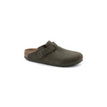 Boston Thyme Suede Leather Clogs