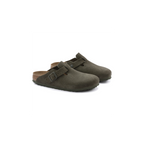 Boston Thyme Suede Leather Clogs