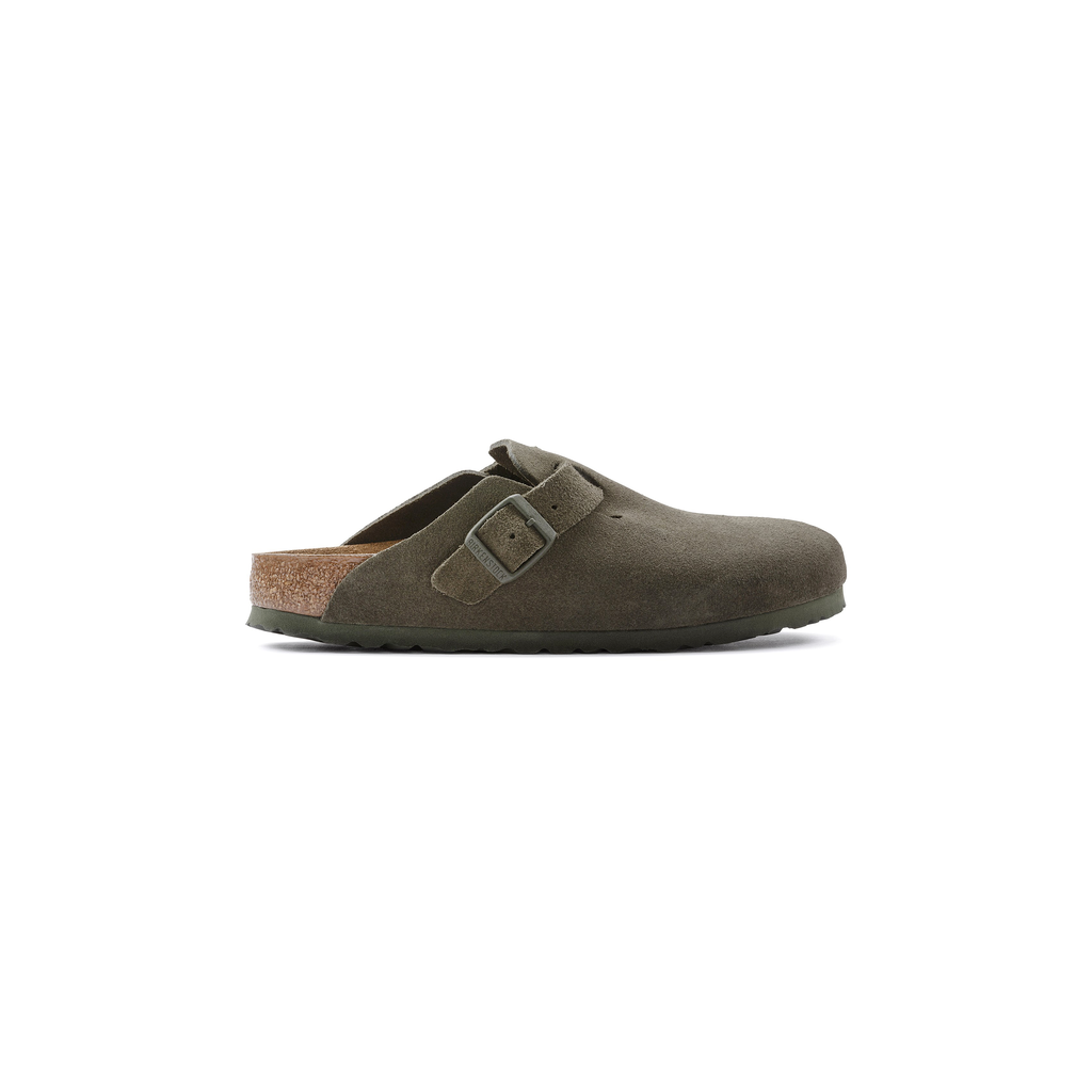 Boston Thyme Suede Leather Clogs
