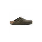Boston Thyme Suede Leather Clogs