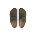 Boston Thyme Suede Leather Clogs