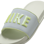 Offcourt Slides Women's :Light Silver | Barely Volt