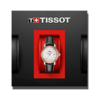 Tissot Bridgeport Lady White Dial Brown Leather Strap Watch For Women - T097.010.26.118.00