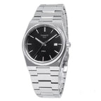 Tissot PRX Quartz Black Dial Silver Steel Strap Watch For Men - T137.410.11.051.00