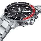 Tissot Seastar 1000 Chronograph Black Dial Silver Steel Strap Watch For Men - T120.417.11.051.01