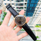 Tissot Chemin des Tourelles Powermatic 80 Brown Dial Brown Leather Strap Watch for Men - T099.407.36.448.00