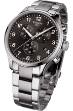 Tissot Chrono XL Quartz Asian Games Edition Black Dial Silver Steel Strap Watch For Men -  T116.617.11.057.02