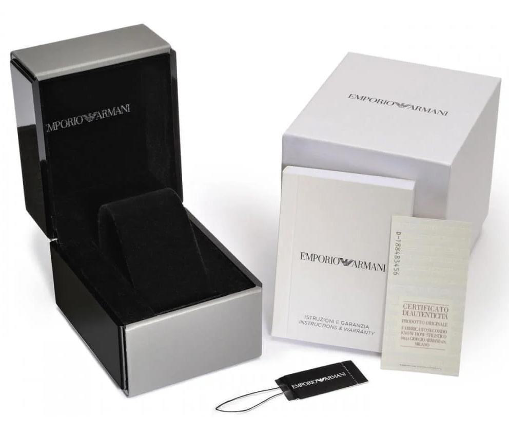 Emporio Armani Men's Black Chronograph Watch