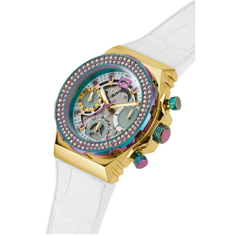 Guess Fusion Ladies White Watch