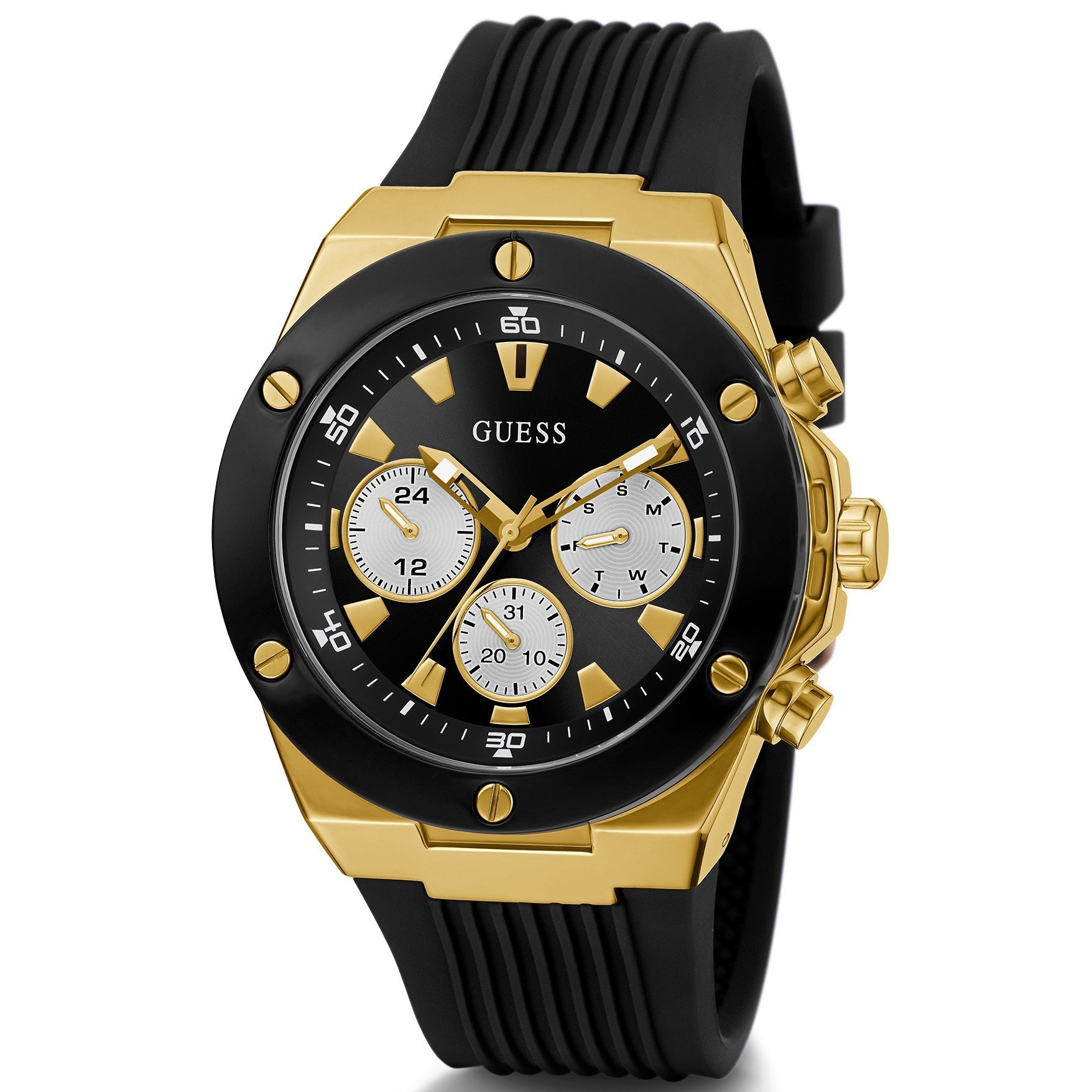Guess Men's Poseidon Black Watch