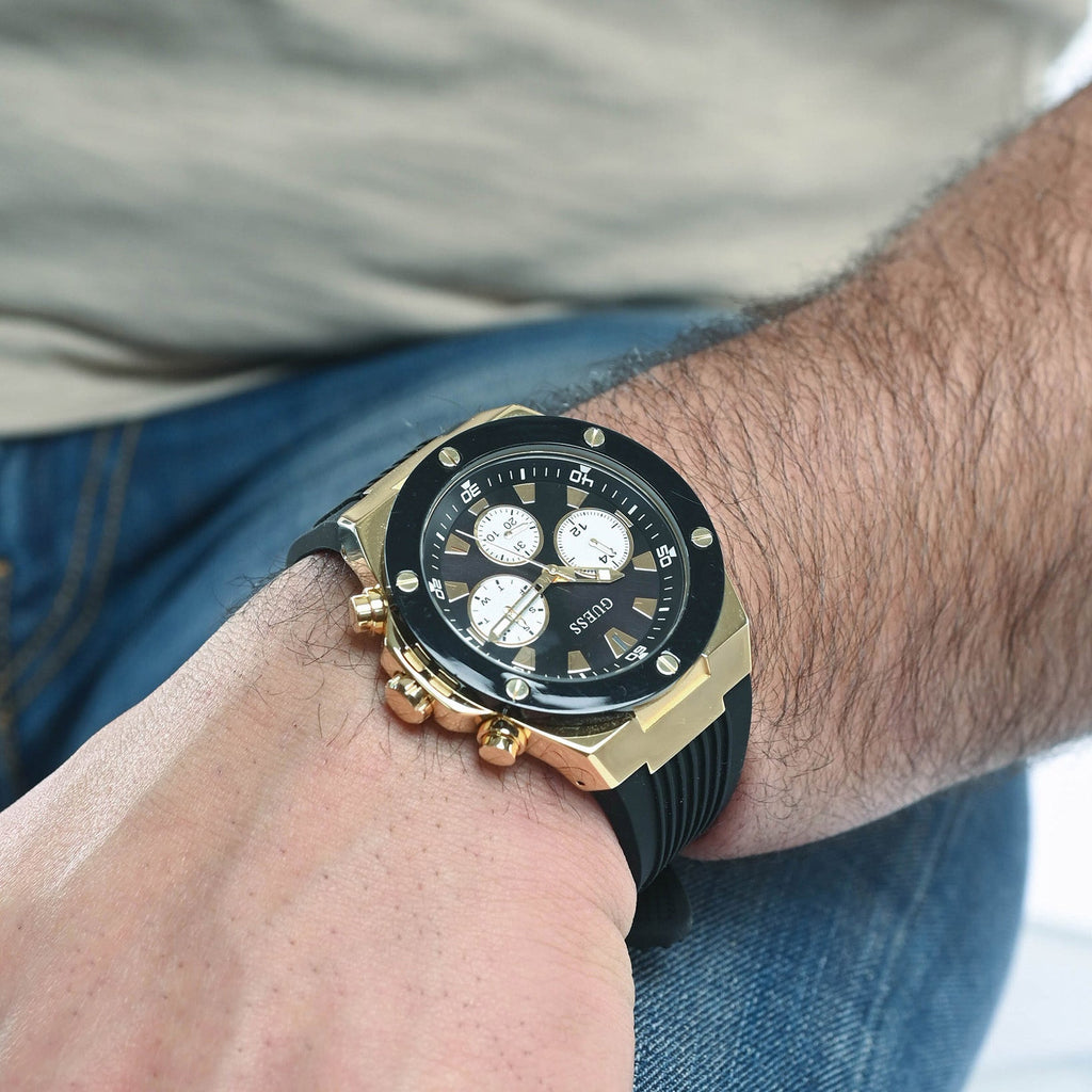 Guess Men's Poseidon Black Watch
